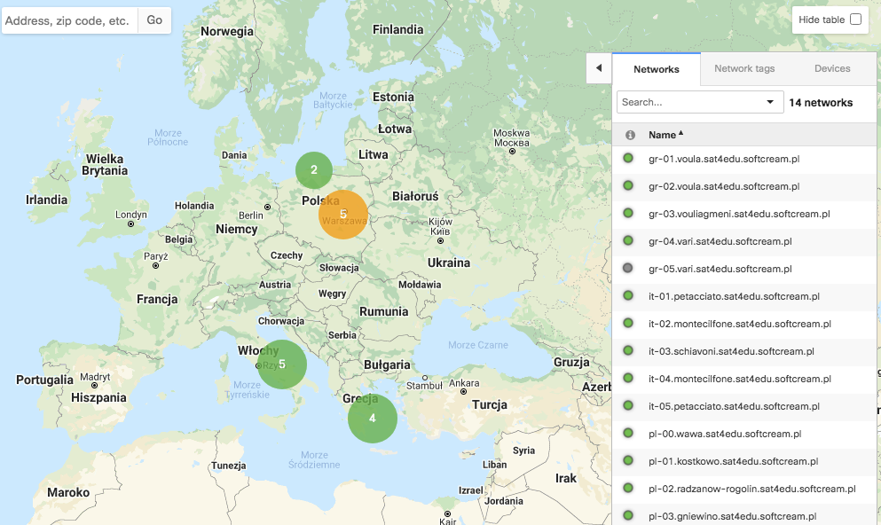 Mapa sat4edu by SoftCream Software